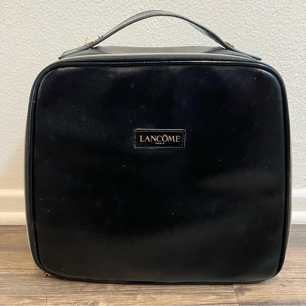 Lancome Holiday 2017 Beauty Collection Cosmetic Train Makeup Case Black Travel